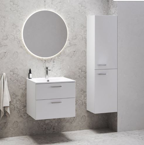 RAVAK CHROME SLIM umyvadlo 80 cm, s otvorem pro baterii a přepadem, litý mramor XJG01180001 Obrázek - fotka