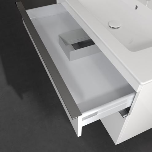 VILLEROY & BOCH VENTICELLO skříňka pod umyvadlo 95,3x50,2x59 cm, 2 zásuvky, Glossy White A92601DH Obrázek - fotka