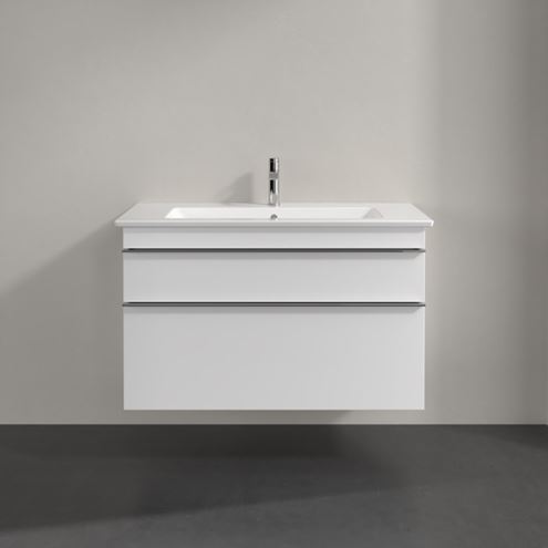 VILLEROY & BOCH VENTICELLO skříňka pod umyvadlo 95,3x50,2x59 cm, 2 zásuvky, Glossy White A92601DH Obrázek - fotka