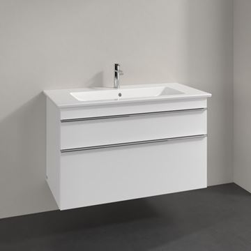 VILLEROY & BOCH VENTICELLO skříňka pod umyvadlo 95,3x50,2x59 cm, 2 zásuvky, Glossy White A92601DH Obrázek - fotka