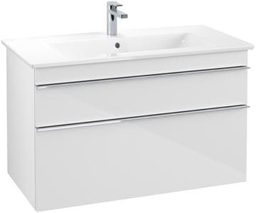 VILLEROY & BOCH VENTICELLO skříňka pod umyvadlo 95,3x50,2x59 cm, 2 zásuvky, Glossy White A92601DH Obrázek - fotka