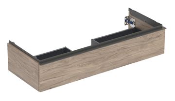 GEBERIT ICON skříňka pod umyvadlo 118,4x47,6x24,7 cm, 1 zásuvka, ořech hickory