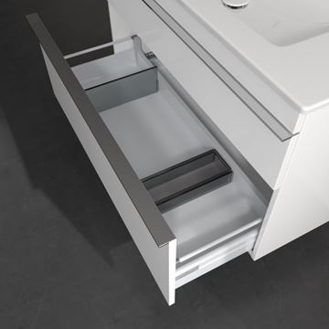 VILLEROY & BOCH VENTICELLO skříňka pod umyvadlo 95,3x50,2x59 cm, 2 zásuvky, Glossy White A92801DH Obrázek - fotka