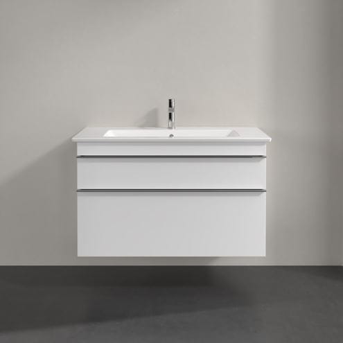 VILLEROY & BOCH VENTICELLO skříňka pod umyvadlo 95,3x50,2x59 cm, 2 zásuvky, Glossy White A92801DH Obrázek - fotka