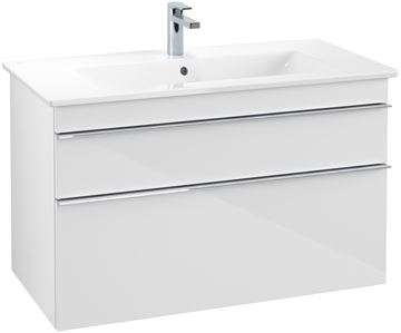 VILLEROY & BOCH VENTICELLO skříňka pod umyvadlo 95,3x50,2x59 cm, 2 zásuvky, Glossy White A92801DH Obrázek - fotka