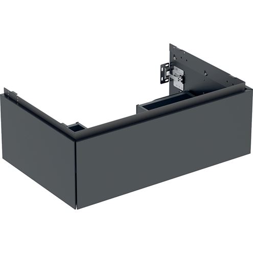 GEBERIT ONE skříňka pod umyvadlo 74x26,6x47 cm, 1 zásuvka, Push-open, matná černá 505.072.00.8 Obrázek - Hlavní obrázek
