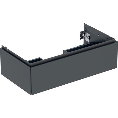 GEBERIT ONE skříňka pod umyvadlo 88,8x26,6x47 cm, 1 zásuvka, Push-open, matná černá 505.073.00.8 Obrázek - Hlavní obrázek