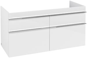 VILLEROY & BOCH VENTICELLO skříňka pod umyvadlo 115,3x50,2x59 cm, 4 zásuvky, Glossy White
