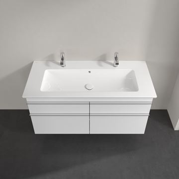 VILLEROY & BOCH VENTICELLO skříňka pod umyvadlo 115,3x50,2x59 cm, 4 zásuvky, Glossy White A92901DH Obrázek - fotka
