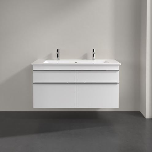VILLEROY & BOCH VENTICELLO skříňka pod umyvadlo 115,3x50,2x59 cm, 4 zásuvky, Glossy White A92901DH Obrázek - fotka