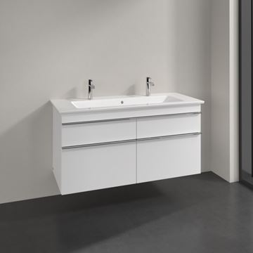 VILLEROY & BOCH VENTICELLO skříňka pod umyvadlo 115,3x50,2x59 cm, 4 zásuvky, Glossy White A92901DH Obrázek - fotka
