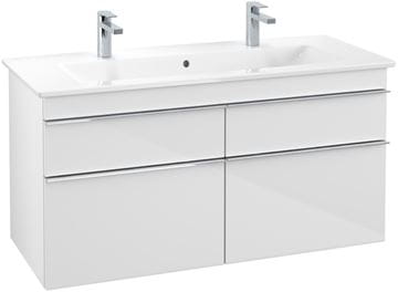 VILLEROY & BOCH VENTICELLO skříňka pod umyvadlo 115,3x50,2x59 cm, 4 zásuvky, Glossy White A92901DH Obrázek - fotka