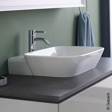 GEBERIT ONE skříňka pod umyvadlo 133,2x47x26,6 cm, 2 zásuvky, Push-open, matná černá 505.076.00.8 Obrázek - fotka