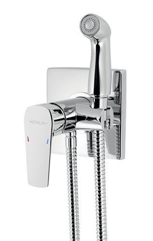 NOVASERVIS METALIA 58 bidetová podomítková baterie, se sprškou, s tělesem, chrom 58211,0 Obrázek - Hlavní obrázek