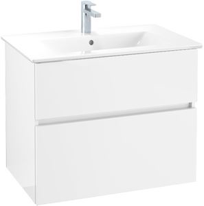 VILLEROY & BOCH VERITY LINE skříňka pod umyvadlo 60,5x48,2x61,8 cm, 2 zásuvky, Glossy White