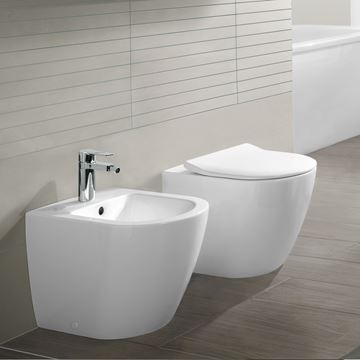 VILLEROY & BOCH SUBWAY 2.0 stacionární WC, DirectFlush splachování, zadní odpad, alpská bílá 5602R001 Obrázek - fotka