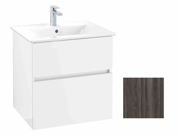 VILLEROY & BOCH VERITY LINE skříňka pod umyvadlo 55,5x48,2x61,8 cm, 2 zásuvky, Pine Black