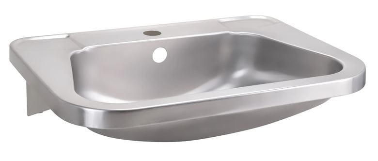 AZP BRNO umyvadlo 56 cm, s otvorem pro baterii a přepadem, nerez AUM 01 Obrázek - Hlavní obrázek