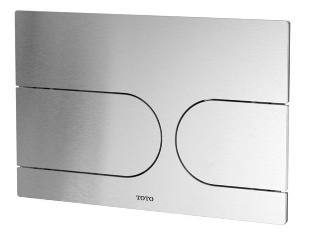TOTO WASHLET ovládací tlačítko pro dvě splachování, pro NEOREST WX1 a WX2, hliník, chrom MB177EM#S Obrázek - Hlavní obrázek
