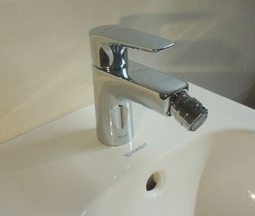 HANSGROHE TALIS E bidetová stojánková baterie, s odtokovou soupravou, EcoSmart, chrom 71721000 Obrázek - fotka