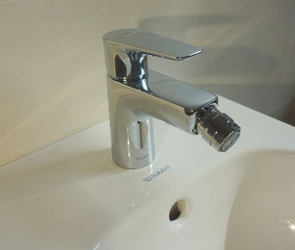 HANSGROHE TALIS E bidetová stojánková baterie, s odtokovou soupravou, EcoSmart, chrom 71720000 Obrázek - fotka