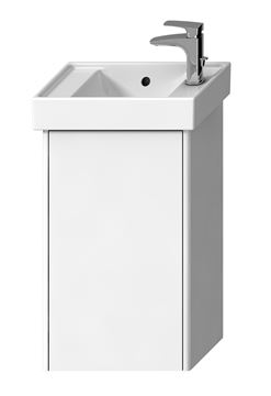 LAUFEN FIORA skříňka pod umývátko 40,8x26x67,4 cm, 1 dvířka, Push-open, lesklá bílá