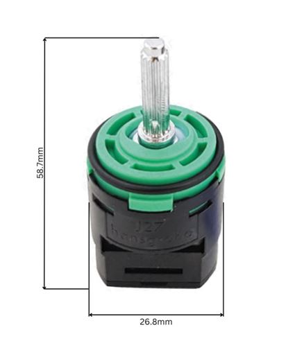 AXOR kartuše, ovládání Joystick  96783000 Technický nákres