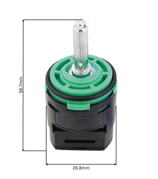 AXOR kartuše, ovládání Joystick  96783000 Technický nákres