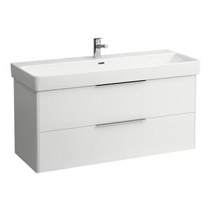 LAUFEN BASE skříňka pod umyvadlo 115,9x43,8x51,5 cm, 2 zásuvky, lesklá bílá