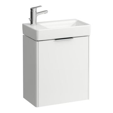 LAUFEN BASE skříňka pod umývátko 46x26,7x51,5 cm, 1 dvířka, panty vlevo, matná bílá