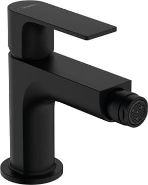 HANSGROHE REBRIS S bidetová stojánková baterie, s odtokovou soupravou, EcoSmart, matná černá