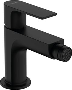 HANSGROHE REBRIS S bidetová stojánková baterie, s odtokovou soupravou, EcoSmart, matná černá