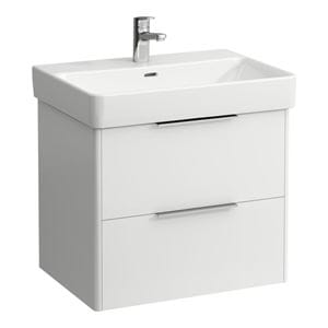 LAUFEN BASE skříňka pod umyvadlo 61,5x43,8x51,5 cm, 2 zásuvky, lesklá bílá