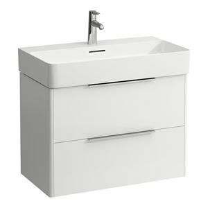 LAUFEN BASE skříňka pod umyvadlo 73,3x39,1x51,5 cm, 2 zásuvky, lesklá bílá