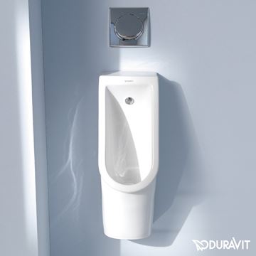 DURAVIT STARCK 3 pisoár, zadní přívod vody, Rimless splachování 0827250000 Obrázek - fotka