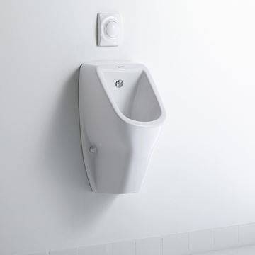 DURAVIT D-CODE pisoár, zadní přívod vody, Rimless splachování 0829300000 Obrázek - fotka