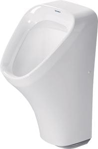 DURAVIT DURASTYLE pisoár s elektronickým splachovačem, napájení z baterie, zadní přívod vody