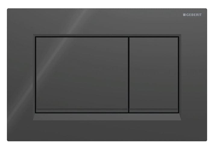 GEBERIT SIGMA 20 ovládací tlačítko pro dvě splachování, plast, černá 115.883.DW.1 Obrázek - Hlavní obrázek