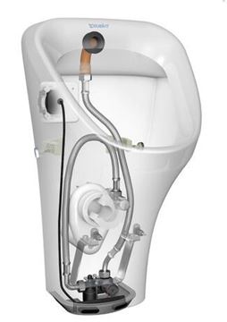DURAVIT DURASTYLE pisoár s elektronickým splachovačem, napájení ze sítě, zadní přívod vody 2804310093 Obrázek - fotka