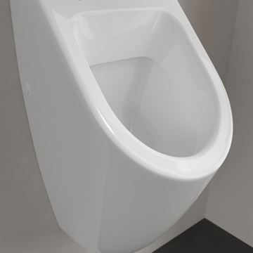VILLEROY & BOCH SUBWAY pisoár, zadní přívod vody, alpská bílá 75130101 Obrázek - fotka
