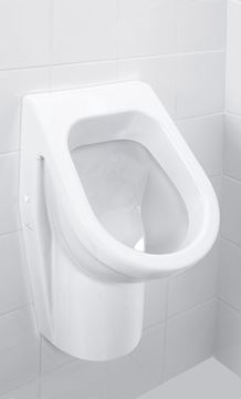VILLEROY & BOCH ARCHITECTURA pisoár, zadní přívod vody, alpská bílá, CeramicPlus 557400R1 Obrázek - fotka