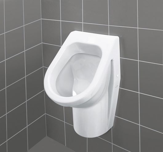 VILLEROY & BOCH ARCHITECTURA pisoár, zadní přívod vody, alpská bílá, CeramicPlus 557400R1 Obrázek - fotka