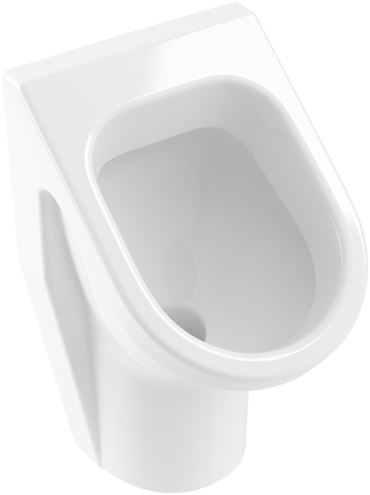 VILLEROY & BOCH ARCHITECTURA pisoár, zadní přívod vody, alpská bílá, CeramicPlus 557400R1 Obrázek - fotka