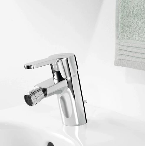 HANSA PRIMO bidetová stojánková baterie, s odtokovou soupravou, chrom 49433203 Obrázek - fotka