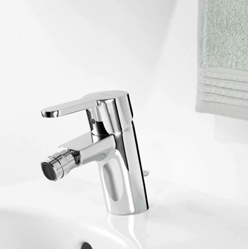 HANSA PRIMO bidetová stojánková baterie, s odtokovou soupravou, chrom 49433203 Obrázek - fotka