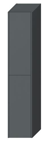 LAUFEN FIORA vysoká skříňka 32x32,2x161,8 cm, 2 dvířka, Push-open, lesklá šedá H43F9922303011 Obrázek - Hlavní obrázek