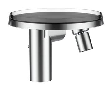 KARTELL BY LAUFEN bidetová stojánková baterie, s odtokovou soupravou, chrom