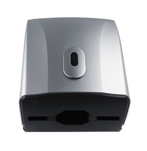 NIMCO zásobník na skládané papírové ručníky, se zámkem, nástěnný, stříbrná metalická HP 9580-04 Obrázek - fotka