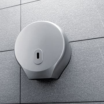 NIMCO zásobník na toaletní papír, se zámkem, nástěnný, stříbrná metalická HP 9555M-04 Obrázek - fotka