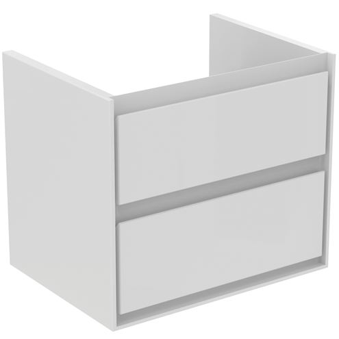 IDEAL STANDARD CONNECT AIR skříňka pod umyvadlo 60x44x51,7 cm, 2 zásuvky, matná bílá/lesklá bílá E0818B2 Obrázek - Hlavní obrázek